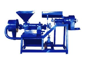 HULLER WITH BLOWER CUM DOUBLE STAGE SINGLE HEAD RICE SIDE
