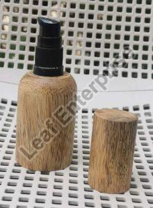 30ml Pump Wooden Cosmetic Bottle