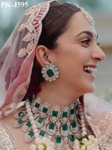 Kiara Advani CZ/AD Semi Bridal Set