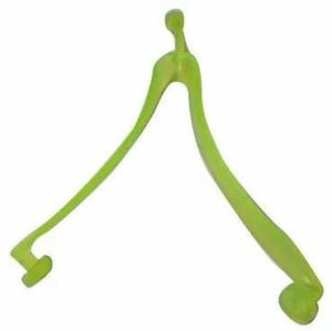 Ladies Parrot Green PVC Footwear Strap