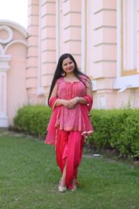 Kurti With Dhoti Set