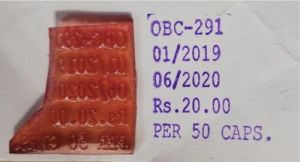 Pharmaceuticals Label Batch