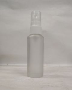 35 ml Transparent Frosted Flat neck & Nozzle pump