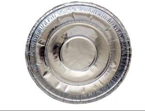 disposable silver paper plates