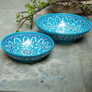 Blue Pottery Bowls