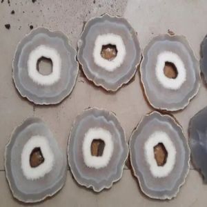 White Agate Coaster