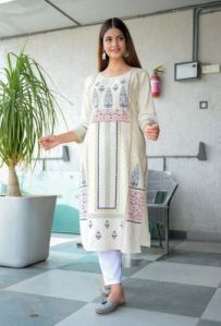 Cotton Digital Printed Kurti