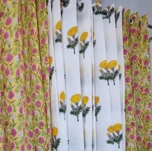 Block Printed Curtain