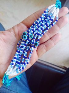 Blue crystal Rakhi