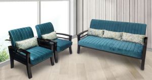 wood sofa set