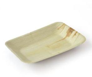 8x5 Inch Rectangular Areca Palm Leaf Plate