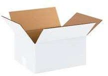 White Corrugated Box