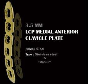 3.5MM LCP MEDIAL ANTERIOR CLAVICLE PLATE