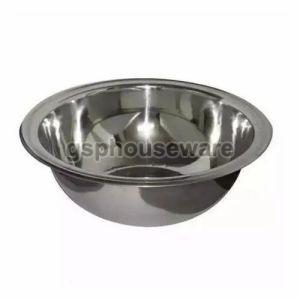 Silver Stainless Steel Deep Bowl