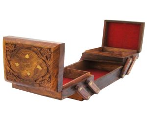 wooden jewellary box