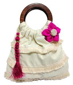 woodpotli38 handle potli bag