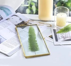 Hanging Glass Photo Frame