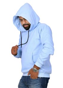 Mens Sky Blue Fancy Hoodie