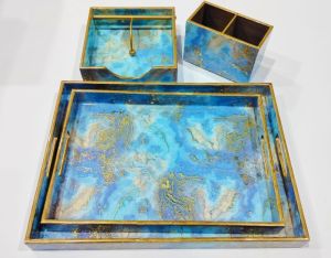 handicraft napkin tray, curtly 2 divider set