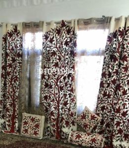 chinar design curtains