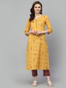 skd514 kurti pant set