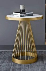 Aluminum wire side table