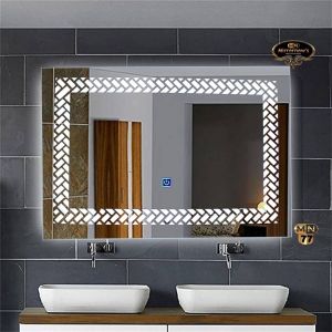 Horizontal From LED Light Mirror