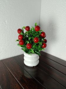 Artificial flowers pot