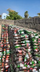 glass bottles