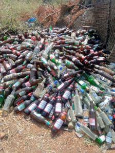 EMPTY BEER BOTTLES