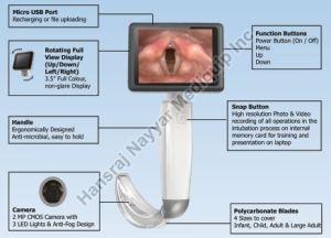 AVL-2P Video laryngoscope Set