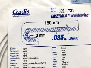 cordis emerald guide wire