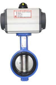 Pneumatically Actuated Butterfly Valve