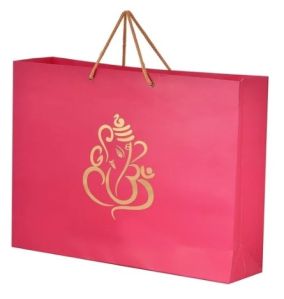 Fancy Pink Paper Carry Bags
