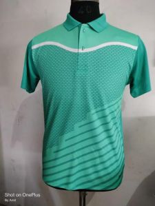 Polyester Badminton Sublimation Mens Sports T Shirt
