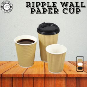 DISPOSABLE RIPPER WALL PAPER CUP 240ML