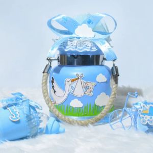 Baby Announcement Glass Jars