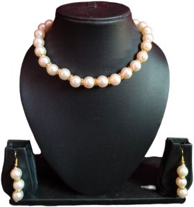 handmade pearl jewellery set