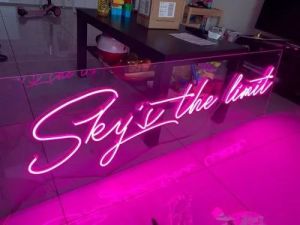 led neon sign board