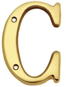 Raised Brass Letter