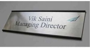 Stainless Steel Name Plate