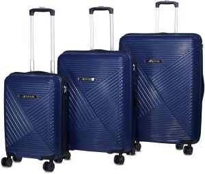 3pcs CrossLine Blue Luggage Set