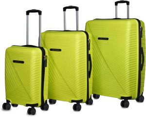 3pcs CrossLine Lime Luggage Set