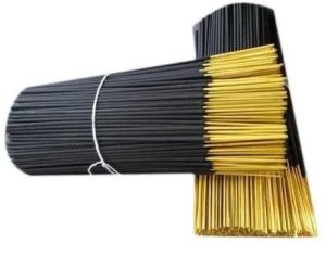 8 Inch Black Raw Incense Stick