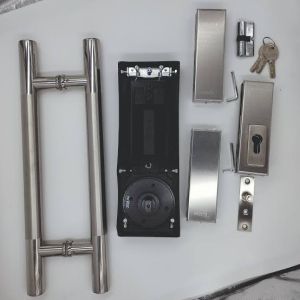 Toughened glass hardware