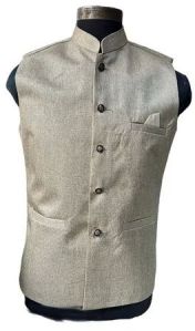 Mens Silk Nehru Jacket