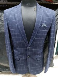 Mens Tweed Check Blazer