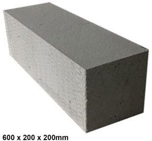 600x200 x125mm AAC Block