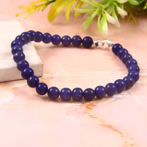 lapis lazuli bead bracelet