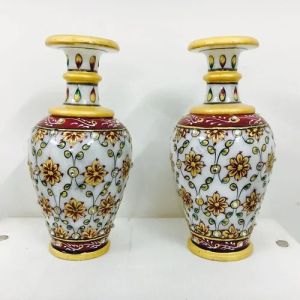 Printed Marble Flower Pot